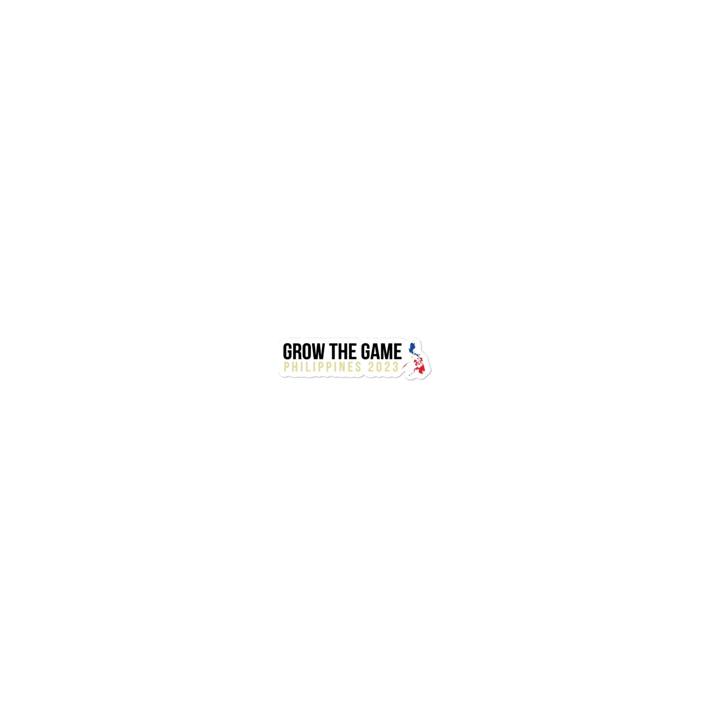 Grow The Game Phillipines Sticker